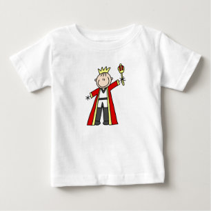 Camiseta De Bebé Rey de figuras de palitos