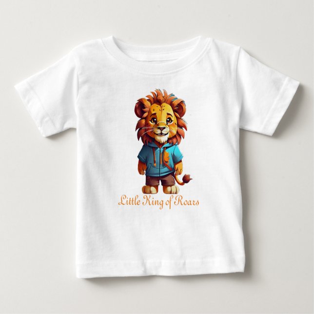 Camiseta De Bebé Rey de Guay, pariente inspirado por leones (Anverso)