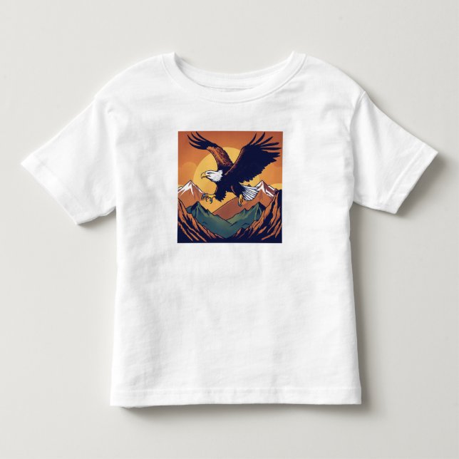 Camiseta De Bebé Rey del Cielo Americano (Anverso)