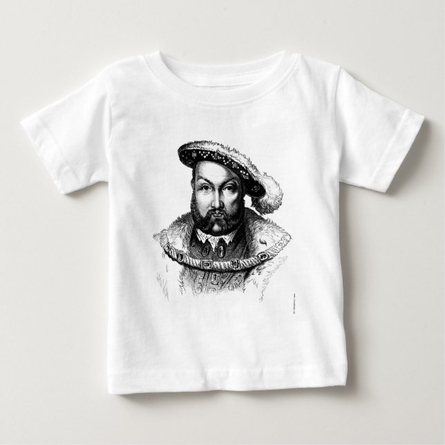 Camiseta De Bebé Rey Enrique VIII (Anverso)