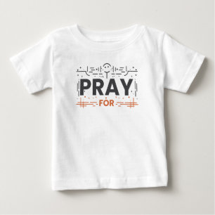 Camiseta De Bebé Rezar por la humanidad