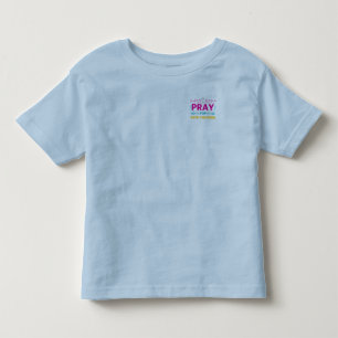 Camiseta De Bebé Rezar por niños seguros