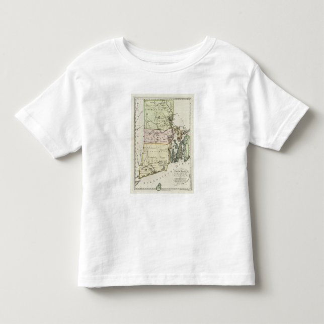 Camiseta De Bebé Rhode Island 2 (Anverso)