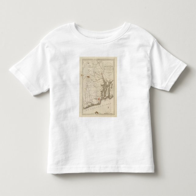 Camiseta De Bebé Rhode Island 2 (Anverso)