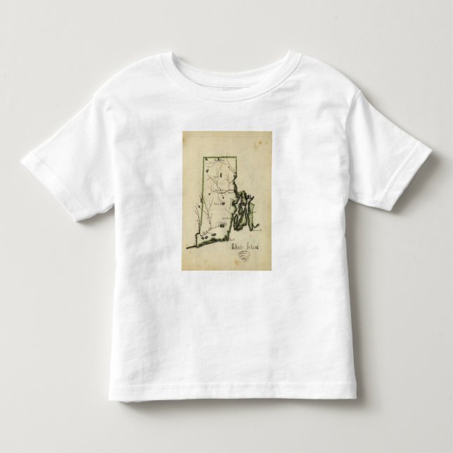 Camiseta De Bebé Rhode Island 6 (Anverso)