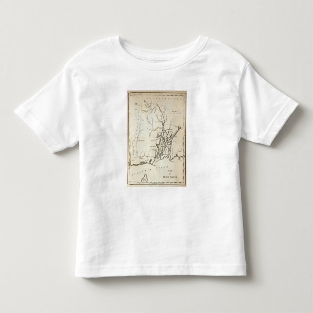 Camiseta De Bebé Rhode Island 8 (Anverso)