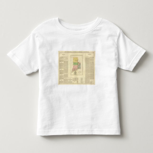 Camiseta De Bebé Rhode Island los E.E.U.U. (Anverso)