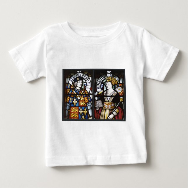 CAMISETA DE BEBÉ RICHARD III Y REINA ANNE DE INGLATERRA (Anverso)