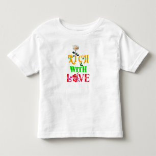 Camiseta De Bebé Rico con amor