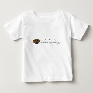Camiseta De Bebé ridgeback - más razas