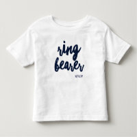 Ring Bearer Boda Fecha