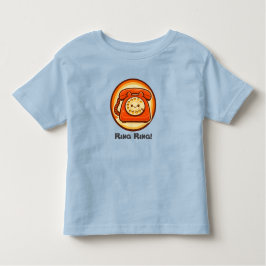 Camiseta De Bebé Ring Ring! Cute Retro Phone Toddler T-Shirt