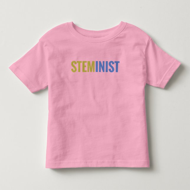 Camiseta De Bebé Ringer Tee de Chicas STEMinist (Anverso)
