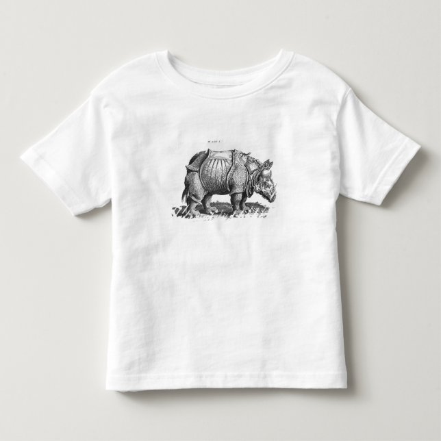 Camiseta De Bebé Rinoceronte, de 'Historia Animalium (Anverso)