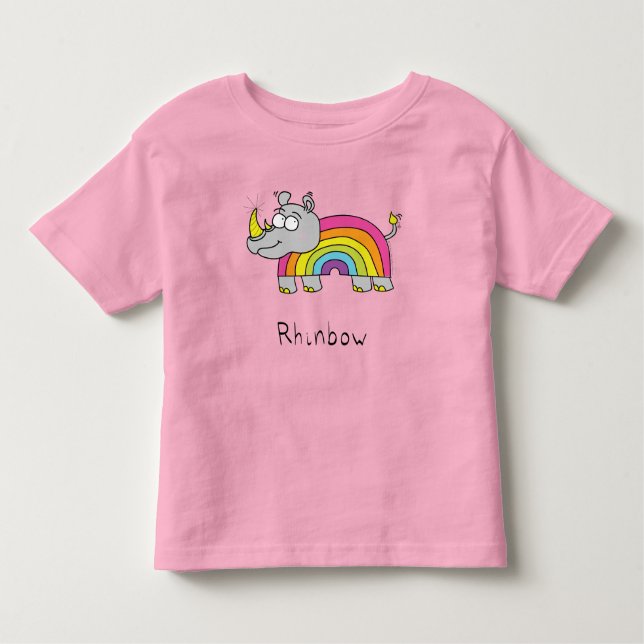 Camiseta De Bebé Rinocerontes rinocerontes rinocerontes rinoceronte (Anverso)