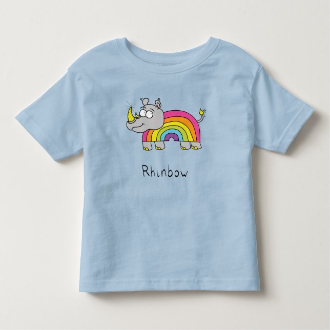 Camiseta De Bebé Rinocerontes rinocerontes rinocerontes rinoceronte (Anverso)