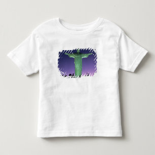Camiseta De Bebé Río de Janeiro, Brasil. la estatua de Cristo en