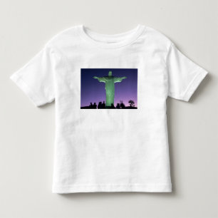 Camiseta De Bebé Río de Janeiro, Brasil. la estatua de Cristo en