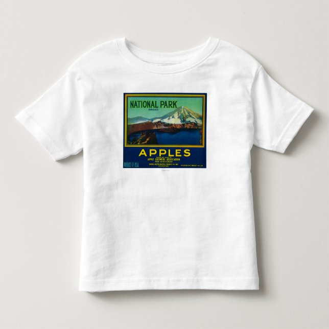 Camiseta De Bebé Río de LabelHood del cajón de Apple del parque (Anverso)