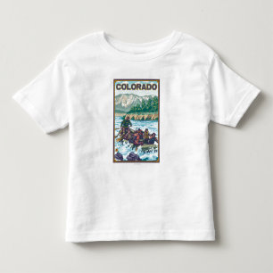 Camiseta De Bebé Río RaftingColorado