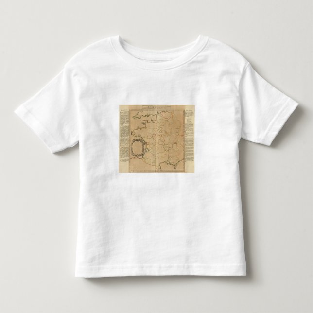 Camiseta De Bebé Ríos de Francia (Anverso)