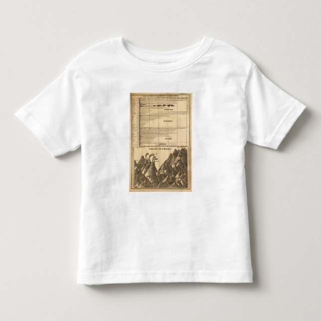 Camiseta De Bebé Ríos, montañas (Anverso)