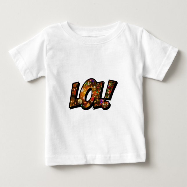 Camiseta De Bebé Risa hacia fuera Bokeh ruidoso de LOL (Anverso)