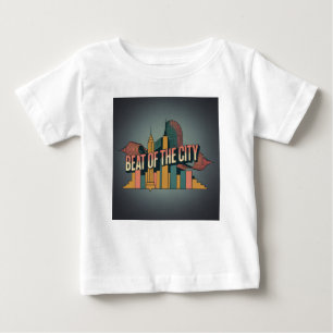 Camiseta De Bebé Ritmo de la selva de concreto Nueva York