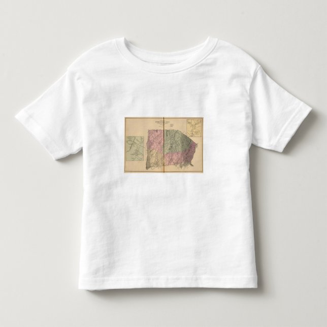 Camiseta De Bebé Riverheads, el condado de Augusta (Anverso)
