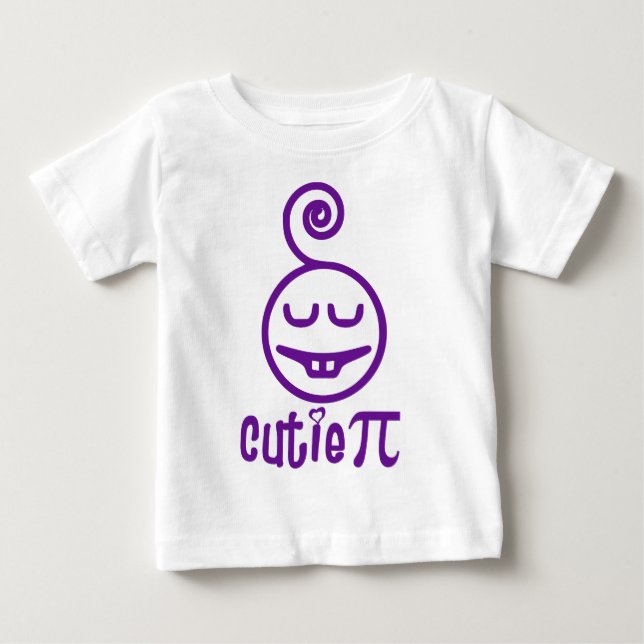 Camiseta De Bebé Riyah-Li diseña Cutie pi (Anverso)