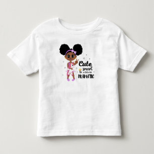 Camiseta De Bebé Rizos Afro Negros Chica Sassy Linda Inteligente Dr