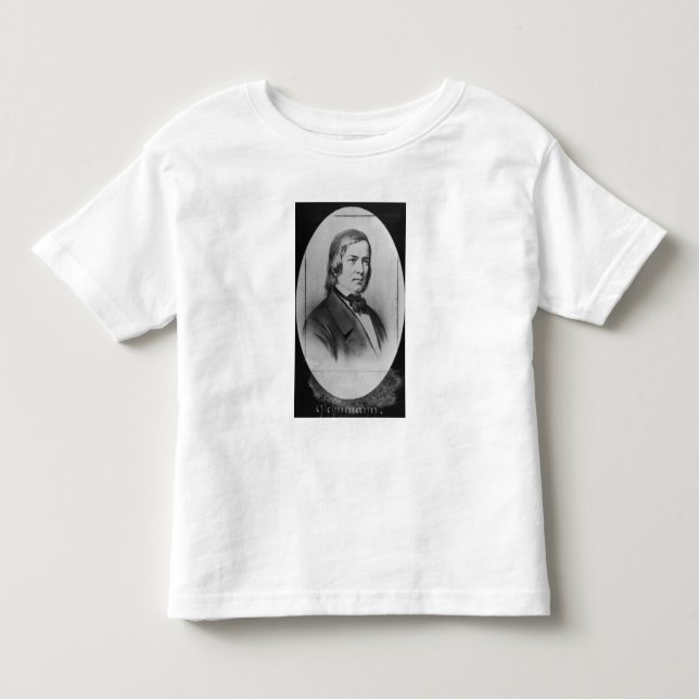 Camiseta De Bebé Robert Schumann grabó de una fotografía (Anverso)