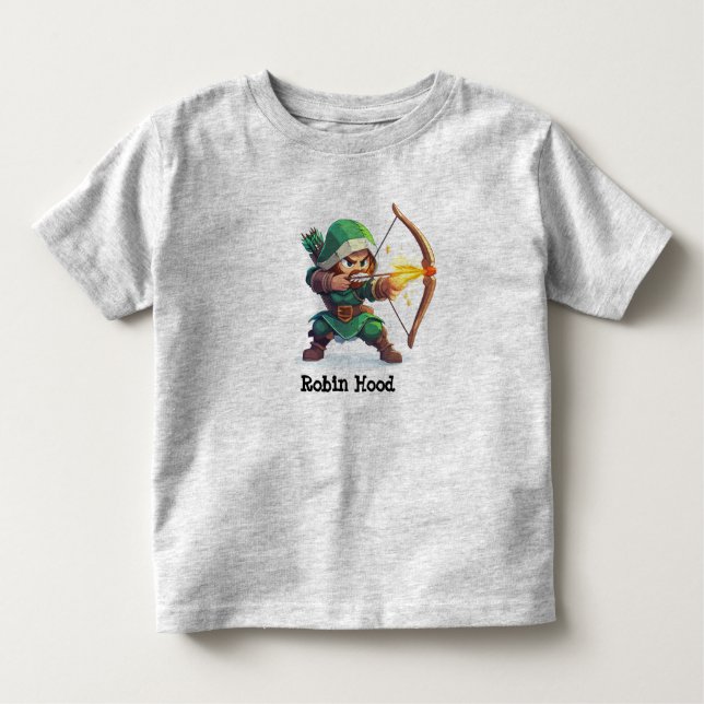 Camiseta De Bebé Robin Hood y Sectral Arrow Custon Name (Anverso)