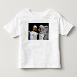 Camiseta De Bebé Robonaut 2, un diestro, hel 3 del astronauta del