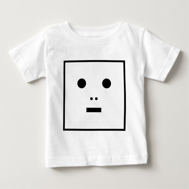 Camiseta De Bebé Robot anónimo - II - Personalizado (Anverso)