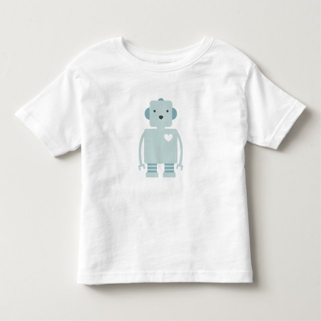 Camiseta De Bebé Robot de bots de beep Boop (Anverso)