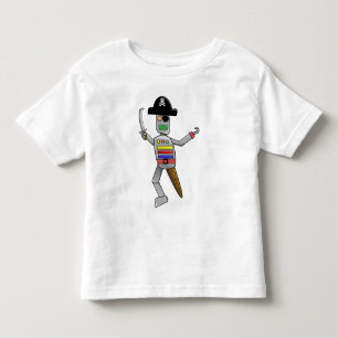Camiseta De Bebé Robot del pirata