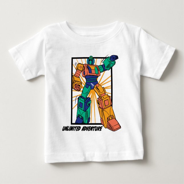 Camiseta De Bebé Robot guerrero gigante: aventura ilimitada (Anverso)