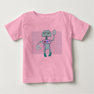 Camiseta De Bebé Robot (hembra) bebé