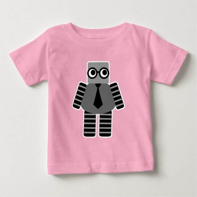 Camiseta De Bebé Robot inteligente (Anverso)