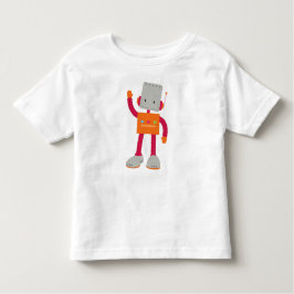 Camiseta De Bebé Robot lindo, robot tonto, robot gracioso, robótica