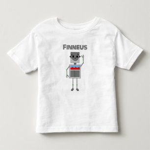 Camiseta De Bebé Robot Personalizado con Tema 