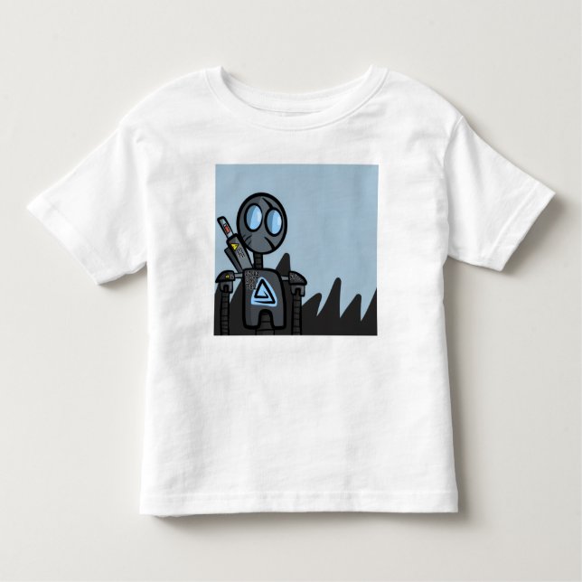 Camiseta De Bebé Robot Toddler Shirt (Anverso)