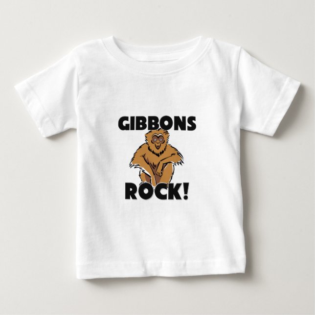 Camiseta De Bebé Roca de Gibbons (Anverso)