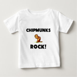 Camiseta De Bebé Roca de los Chipmunks
