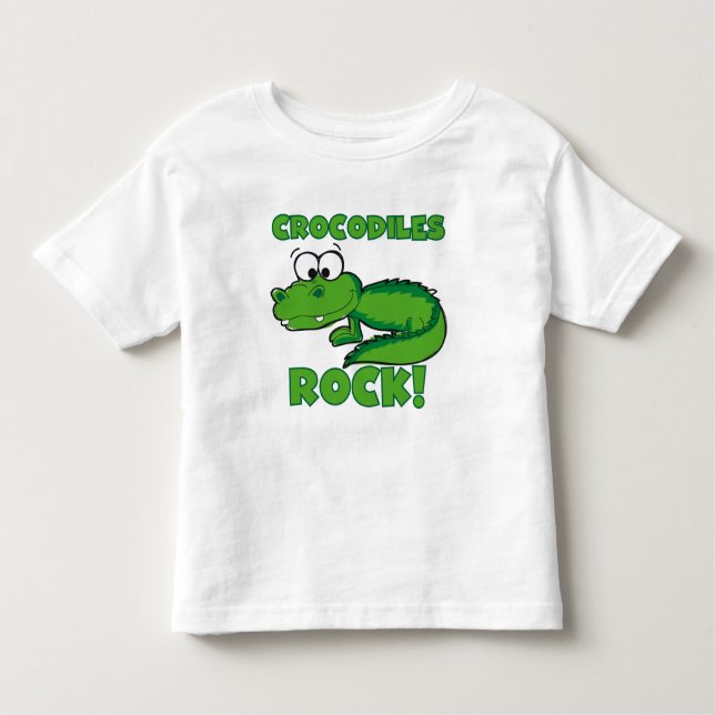 Camiseta De Bebé Roca de los cocodrilos (Anverso)