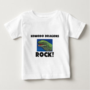 Camiseta De Bebé Roca de los dragones de Komodo