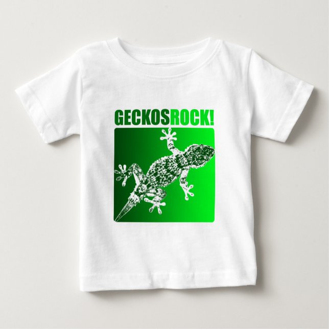 Camiseta De Bebé ¡Roca de los Geckos! (Anverso)