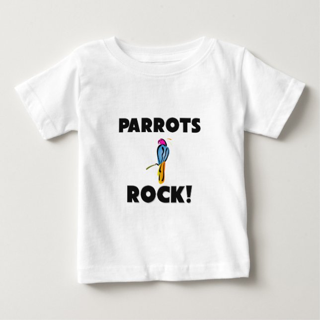 Camiseta De Bebé Roca de los loros (Anverso)