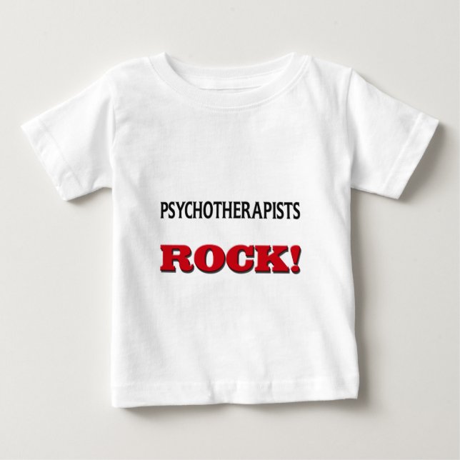 Camiseta De Bebé Roca de los psicoterapeutas (Anverso)